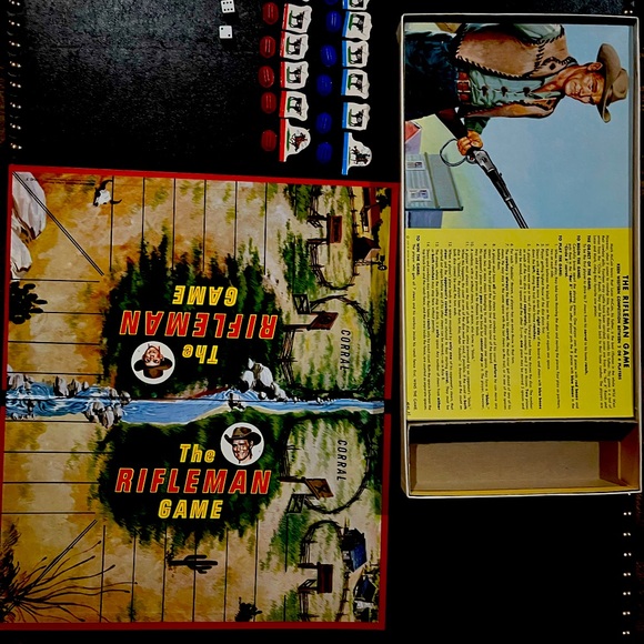 Rare Vintage  1959 “The Rifleman Game” In AMAZING CONDITION AND COMPLETE - Picture 2 of 9